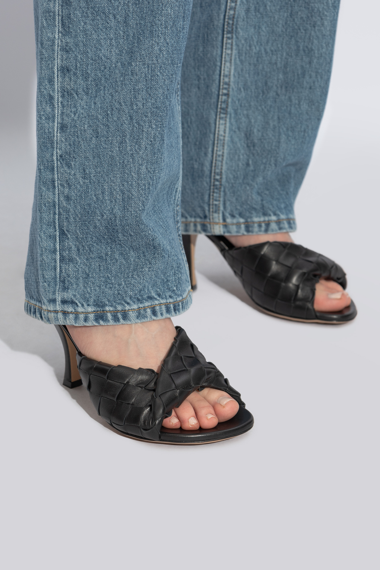Black Heeled sandals 'Blink' Bottega Veneta - Vitkac GB